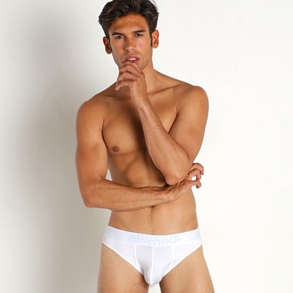 Ergowear Men's Hip Bikini Brief,  White, Pouch, XL (fits a large - IMHO) - Picture 4 of 6